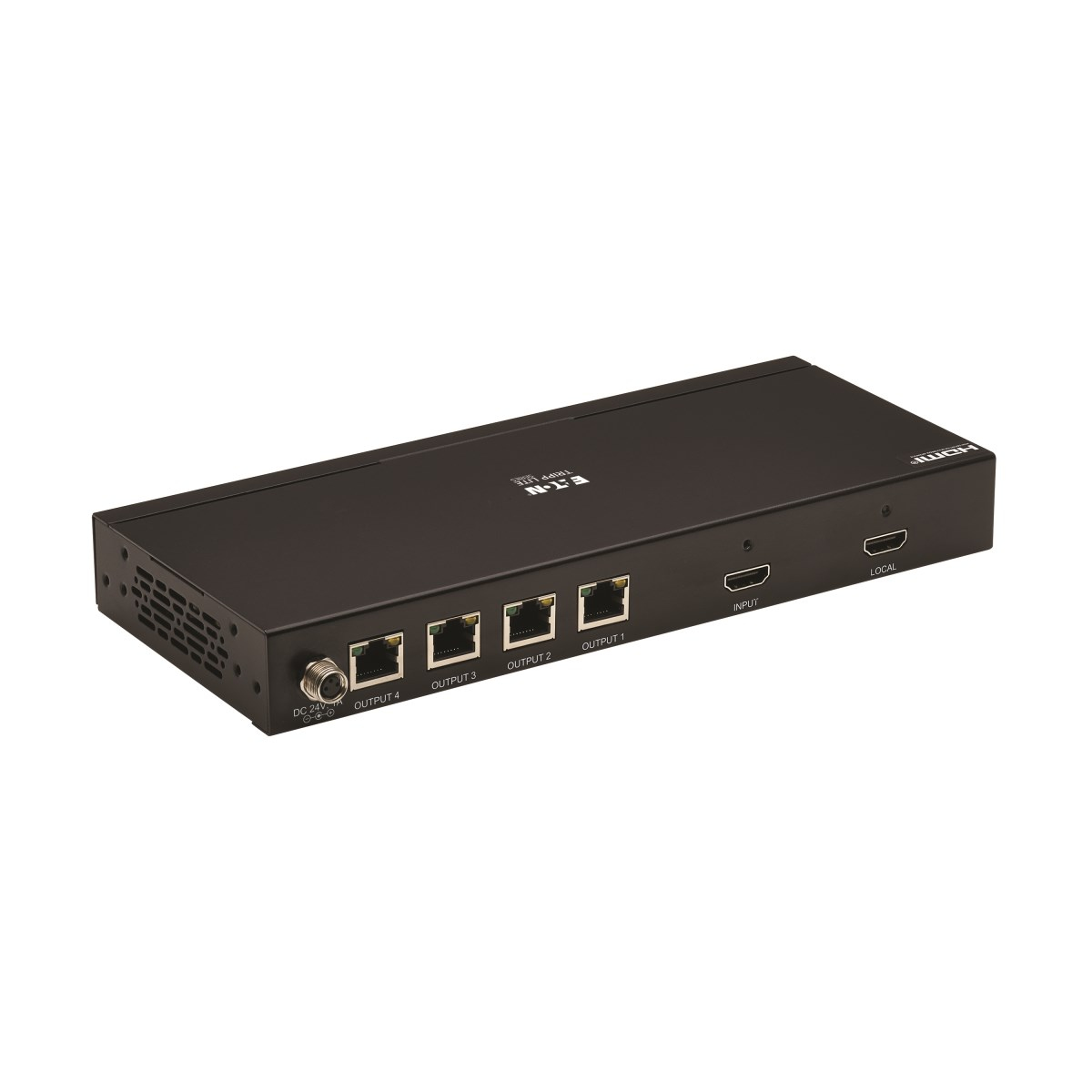 Eaton B127A-004-BH 4-Port HDMI over Cat6 Splitter - 4K 60 Hz, HDR, 4:4:4, PoC, 230 ft.