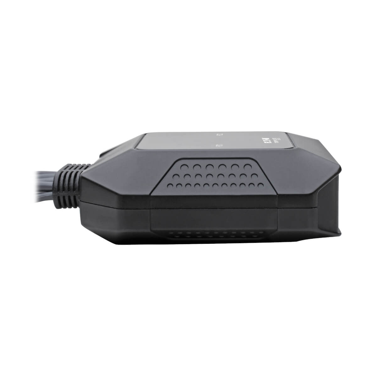 Eaton B032-DPUA2 2-Port DisplayPort 1.1/USB KVM Switch with Audio/Video, Built-In Cables