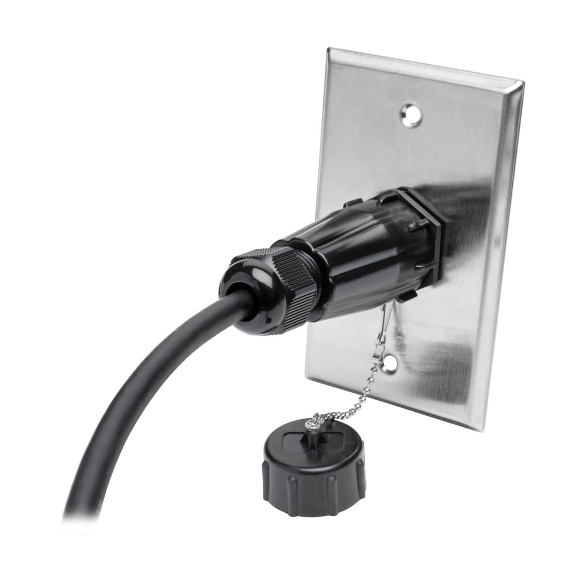 Eaton P569-000-FF-IND 4K HDMI Coupler with Ethernet (F/F), Industrial High Speed, Dust Cap