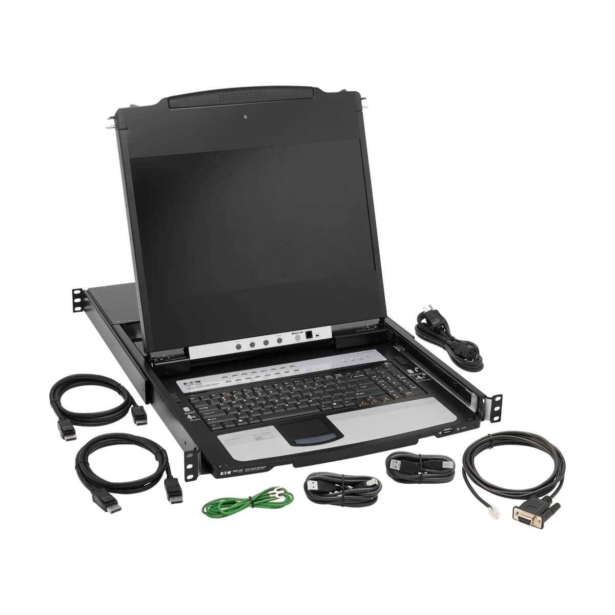Eaton B030-DP08-17DIP 8-Port KVM Switch, 17 Inch LCD, DisplayPort, IP Remote