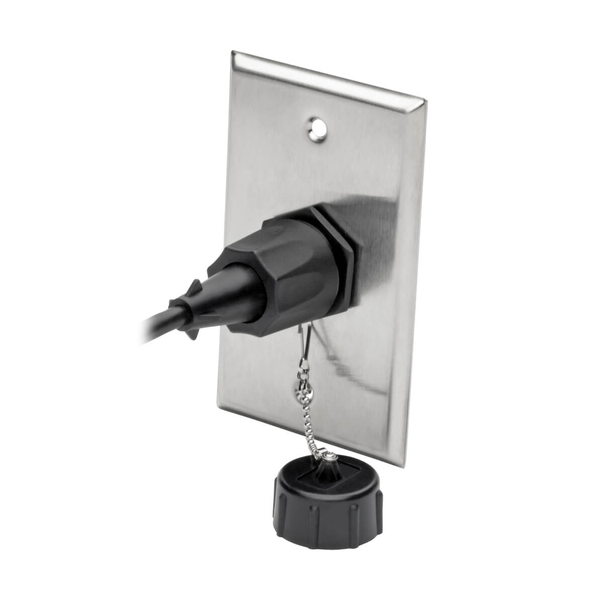 Eaton N206-KJ01-IND Keystone Jack Cat6/Cat5e, RJ45, Dust Cap, Industrial - 110 Punch Down