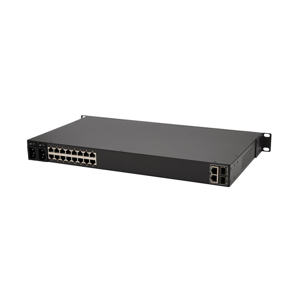Eaton B098-016 16-Port Console Server, USB Ports-Dual GbE NIC, 16 Gb Flash,Desktop/1U Rack