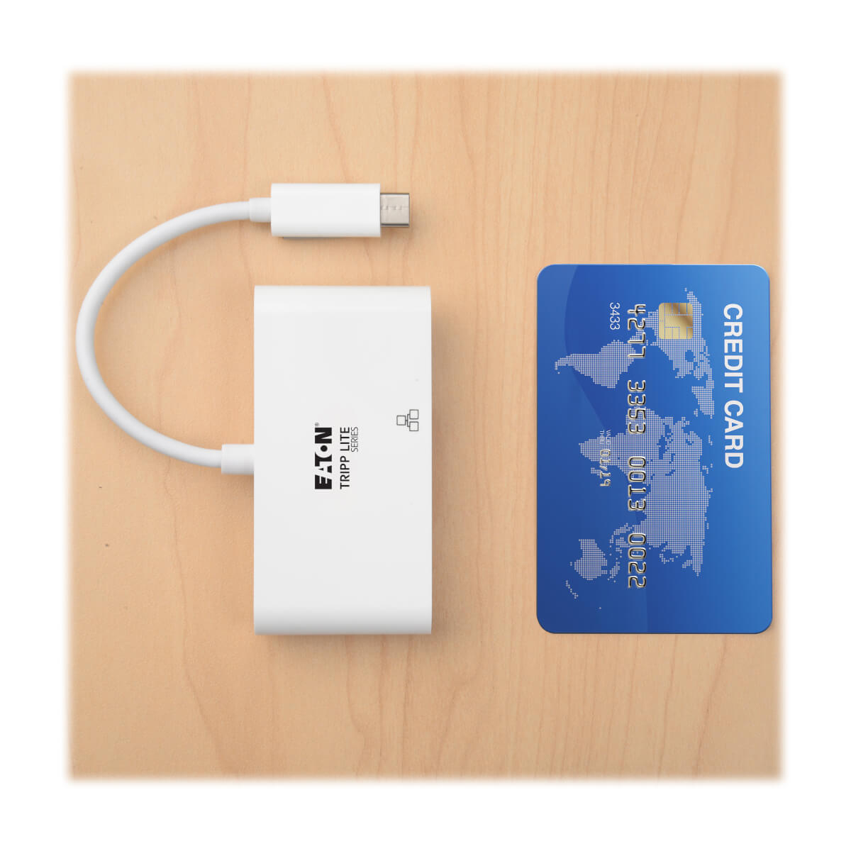 Eaton U444-06N-HGU-C USB-C Multiport Adapter - HDMI, USB 3.0 Port, GbE, 60W PD Charging,WT