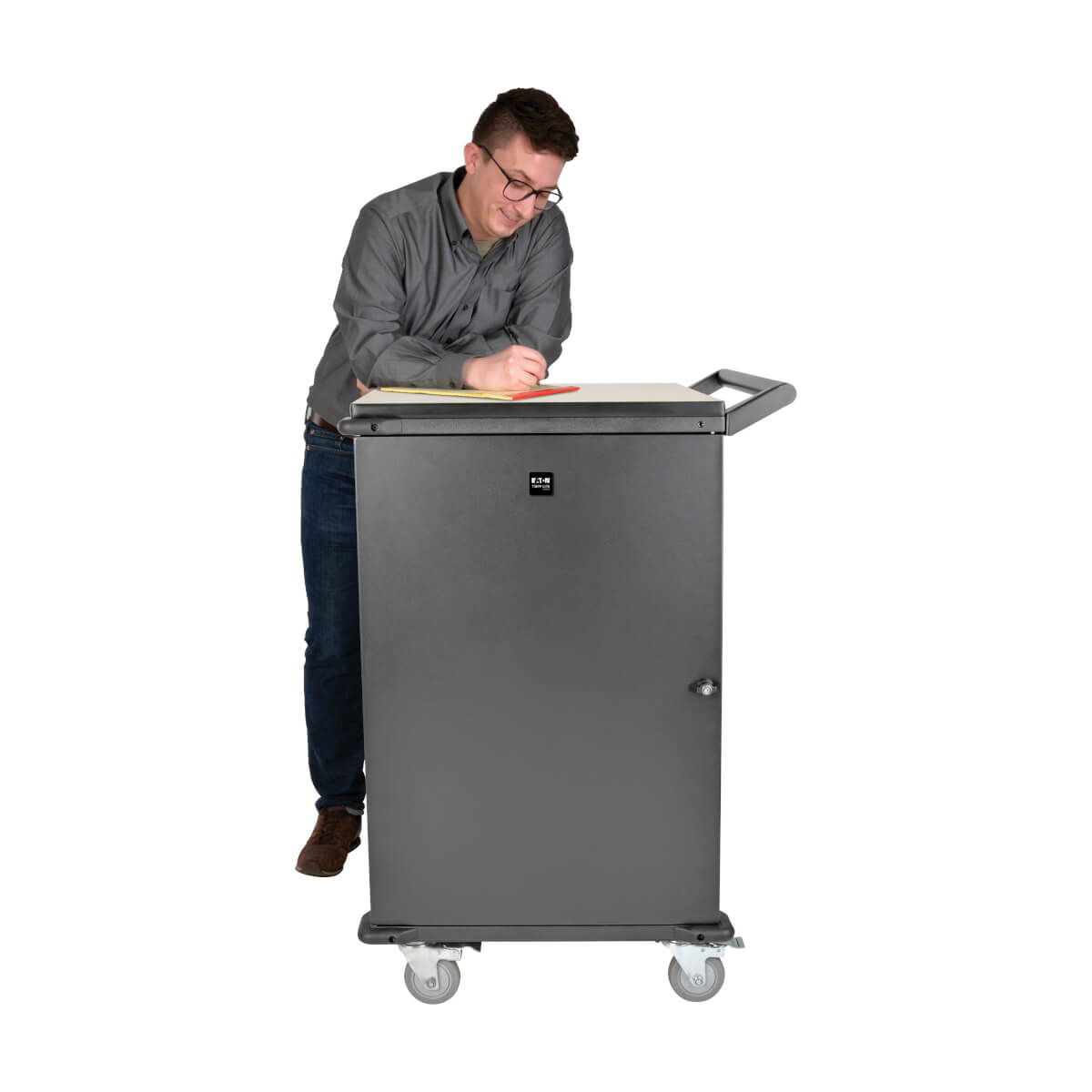 Eaton CSCXB36AC Multi-Device Charging Cart, 36 AC Outlets, Chromebooks & Laptops