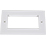 CE Double Gang Flat Faceplate