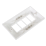 Excel Double Gang LJ6C Bevelled Faceplate