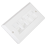 Excel Double Gang LJ6C Bevelled Faceplate