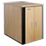 Usystems 24u 1100mm Deep UCoustic 9210i Sound Proof Server Cabinet,Active, Light Oak