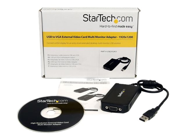 USB to VGA External Video Card Multi Monitor Adapter - 1920x1200