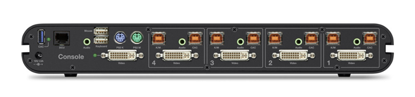 Belkin F1DN104C-3ea 4-Port with CAC DVI-I KVM Switch