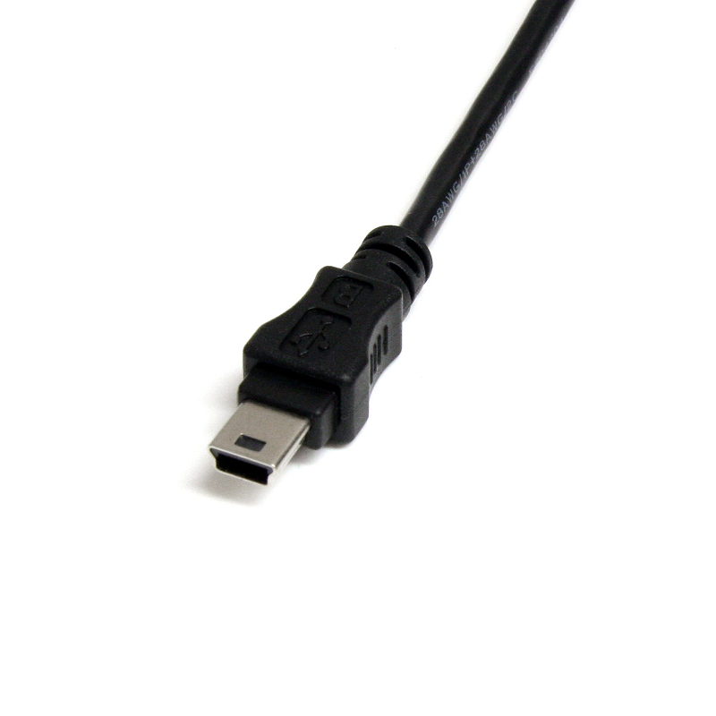 StarTech USBMUSBFM1 1 ft Mini USB 2.0 Cable - USB A to Mini B F/M