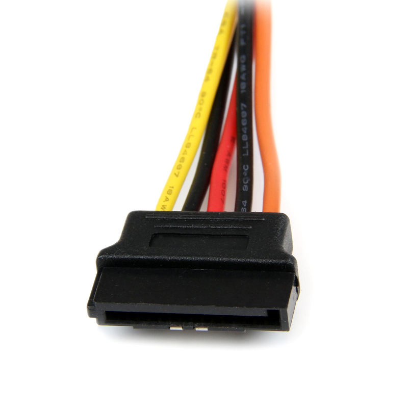 StarTech PYO2LSATA 6in Latching SATA Power Y Splitter Cable Adapter - M/F