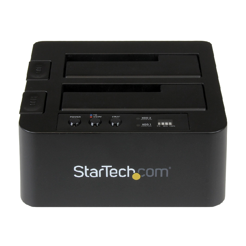StarTech SDOCK2U313R USB 3.1 (10Gbps) Standalone Duplicator Dock for 2.5&3.5 inch SATA SSD/HDD