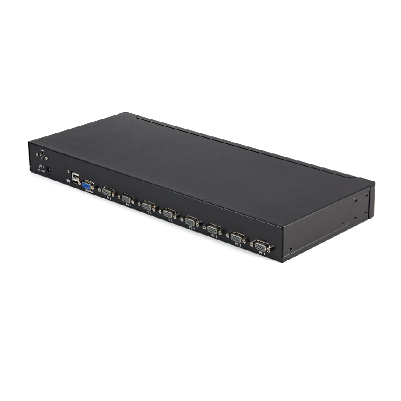 StarTech SV831DUSBUK 8 Port 1U Rackmount USB KVM Switch Kit with OSD and Cables