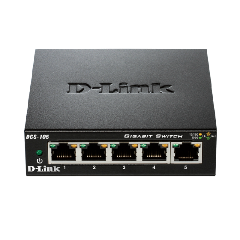 D-Link DGS-105 5 Port Gigabit Ethernet Switch