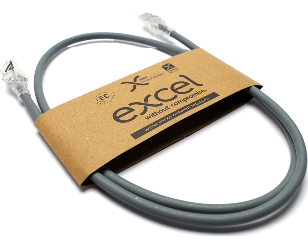 Excel Cat6a High Density Patch Lead S/FTP LS0H Blade Booted