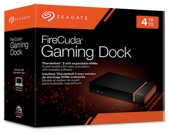 Seagate STJF4000400 FireCuda Gaming Dock 4 TB