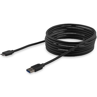 StarTech USB3AUB3MS Slim Micro USB 3.0 Cable - M/M - 3m (10ft)