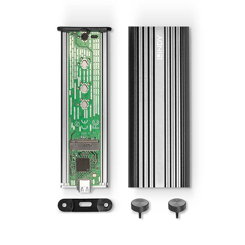 Lindy 43318 USB 3.2 Gen 2 x2 NVMe M.2 SSD Enclosure