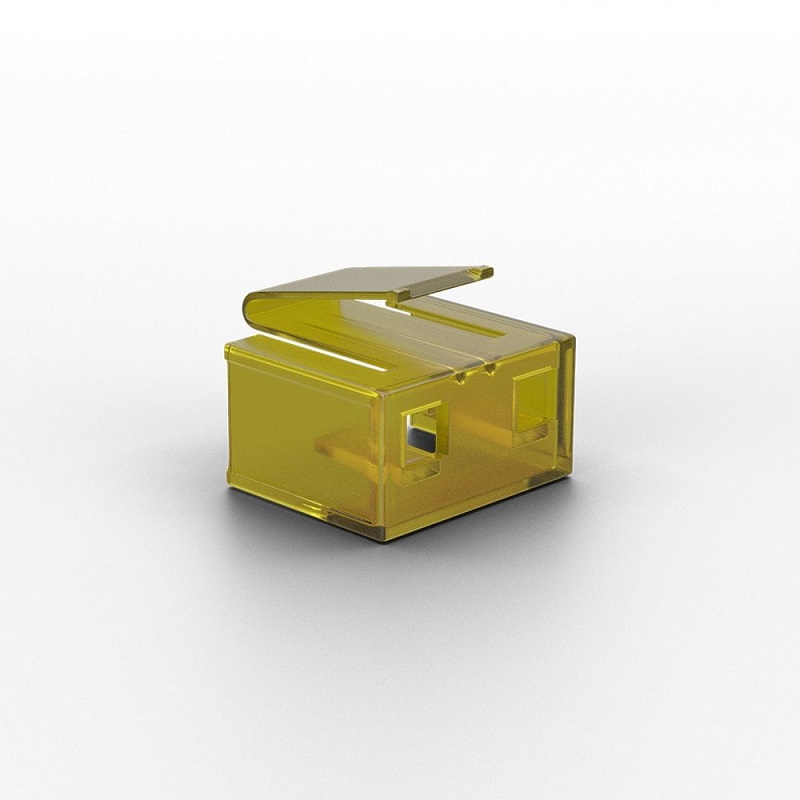 Lindy 40483 20 x RJ-45 Port Blockers (without key) Yellow