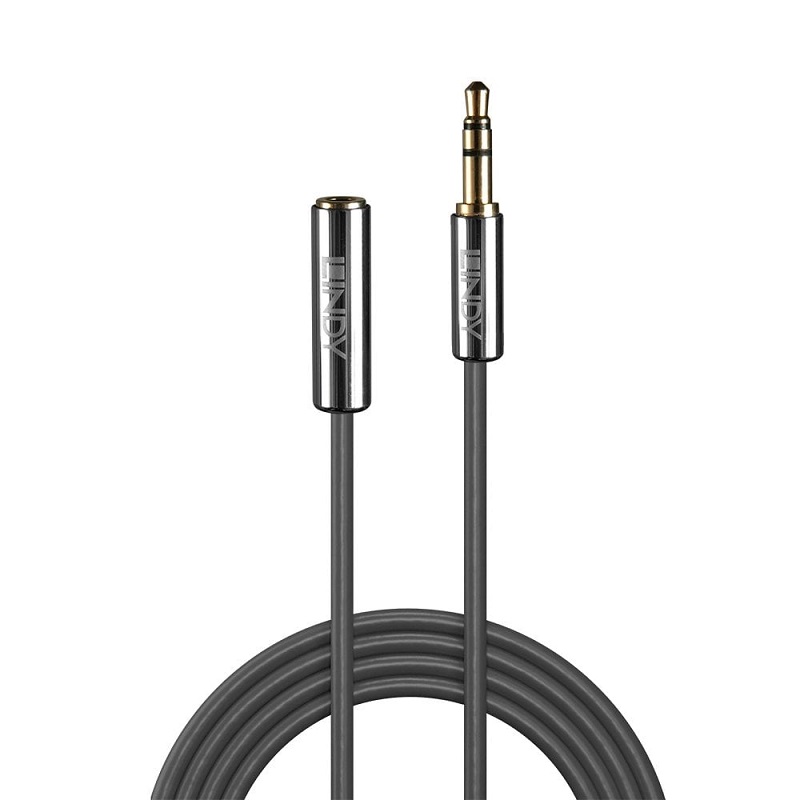 Lindy 3.5mm Extension Audio Cable, Cromo Line