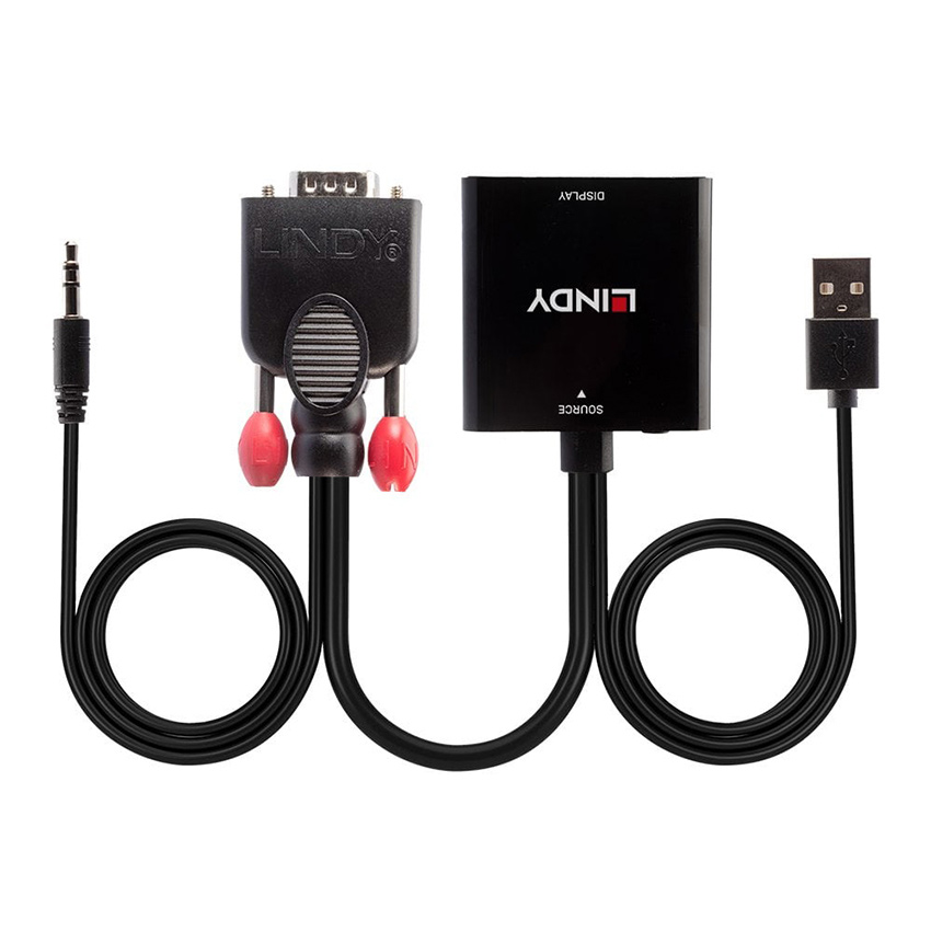 Lindy 38284 VGA & Audio to HDMI Converter