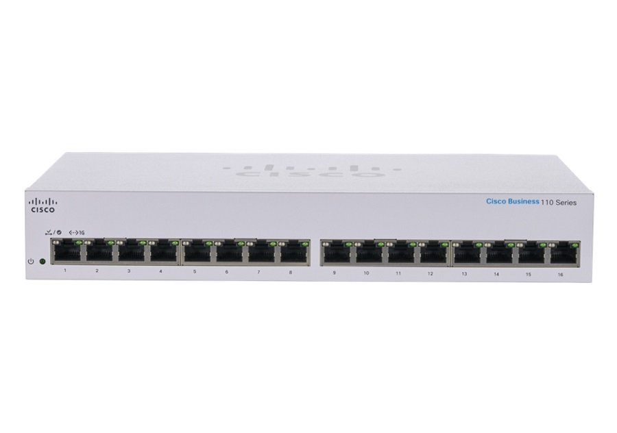 Cisco Business 110 CBS110-16T 16 Ports Layer 2 Switch