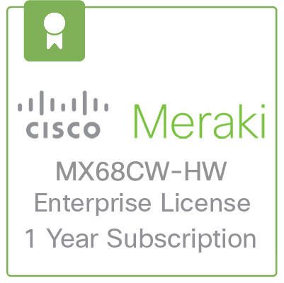 Cisco Meraki MX68CW License and Support