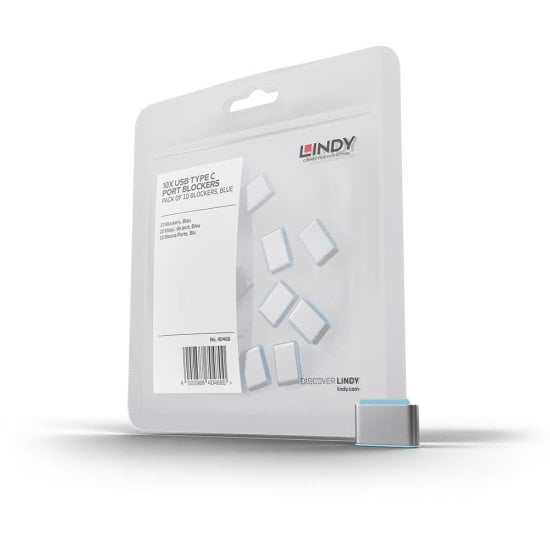 Lindy USB Type C Port Blockers, Without Key - Pack of 10