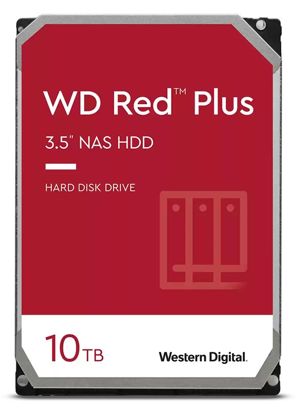 Western Digital Red Plus 3.5 Inch Serial ATA III Hard Drive