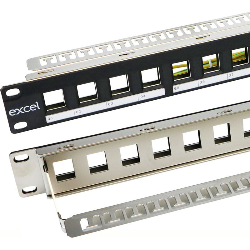 24 Port Keystone Jack Patch Panel Frame