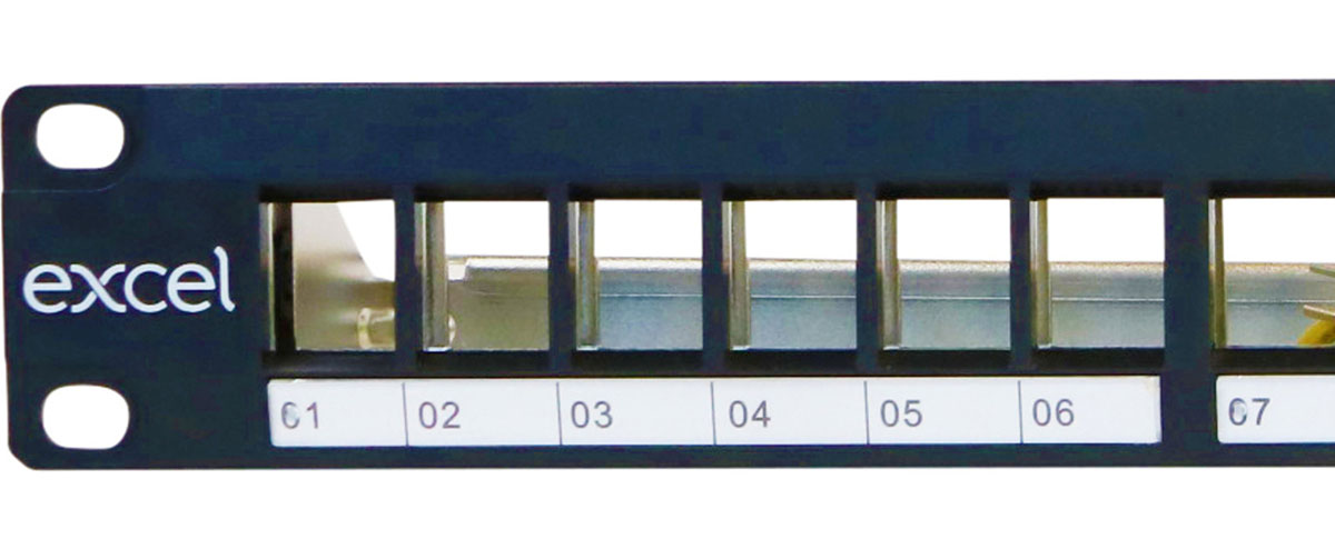 24 Port Keystone Jack Patch Panel Frame