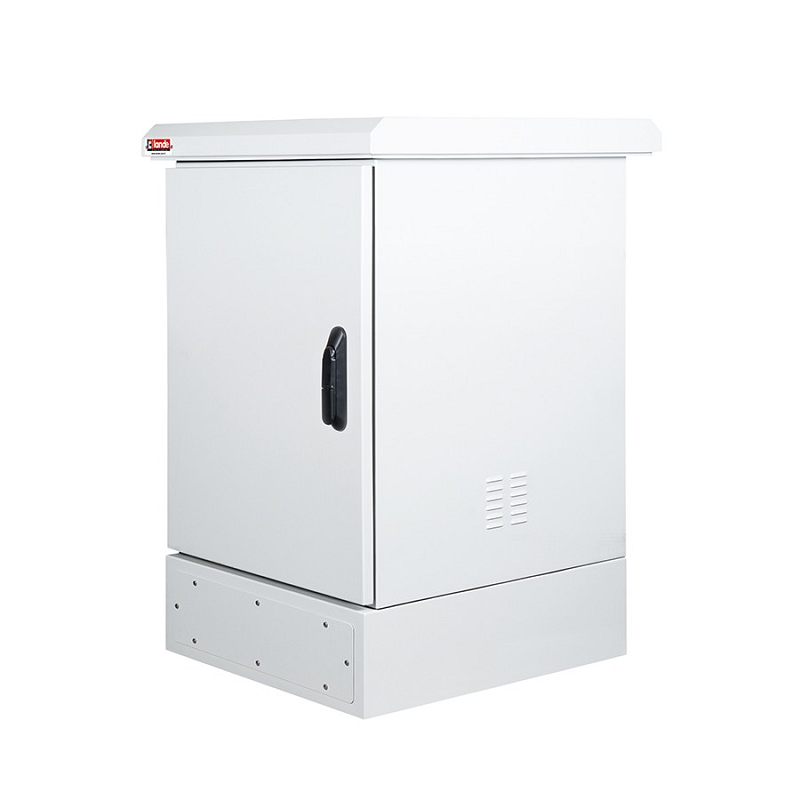 Lande 19inch IP65 16U Industrial Enclosure with plinth Galvanised Steel