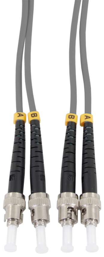 ST - ST Multimode Duplex Fibre Patch Leads