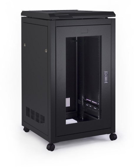 Prism PI 18u 600mm Wide x 600mm Deep Data Cabinet Flatpack