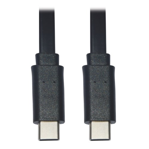 Tripp Lite Black USB-C Flat Cable 