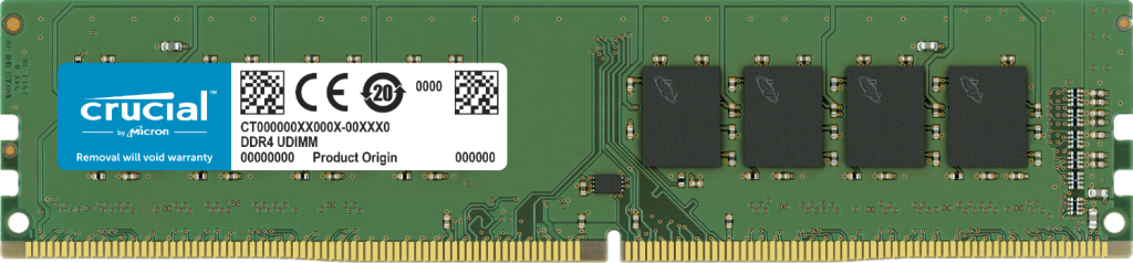 Crucial DDR4 Memory - Single Card Kits