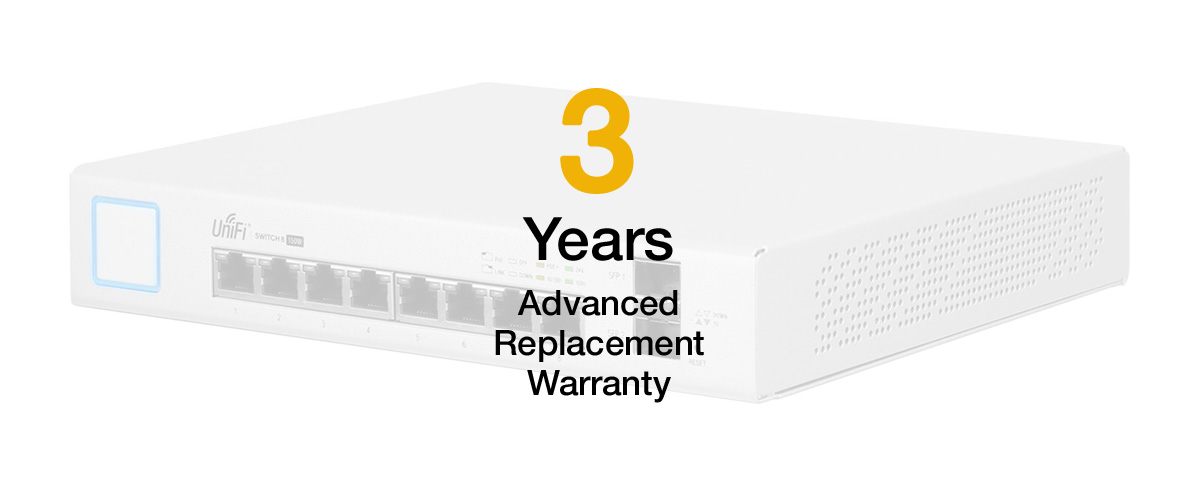 Extended Hardware Warranty for Ubiquiti Networks US-8-150W
