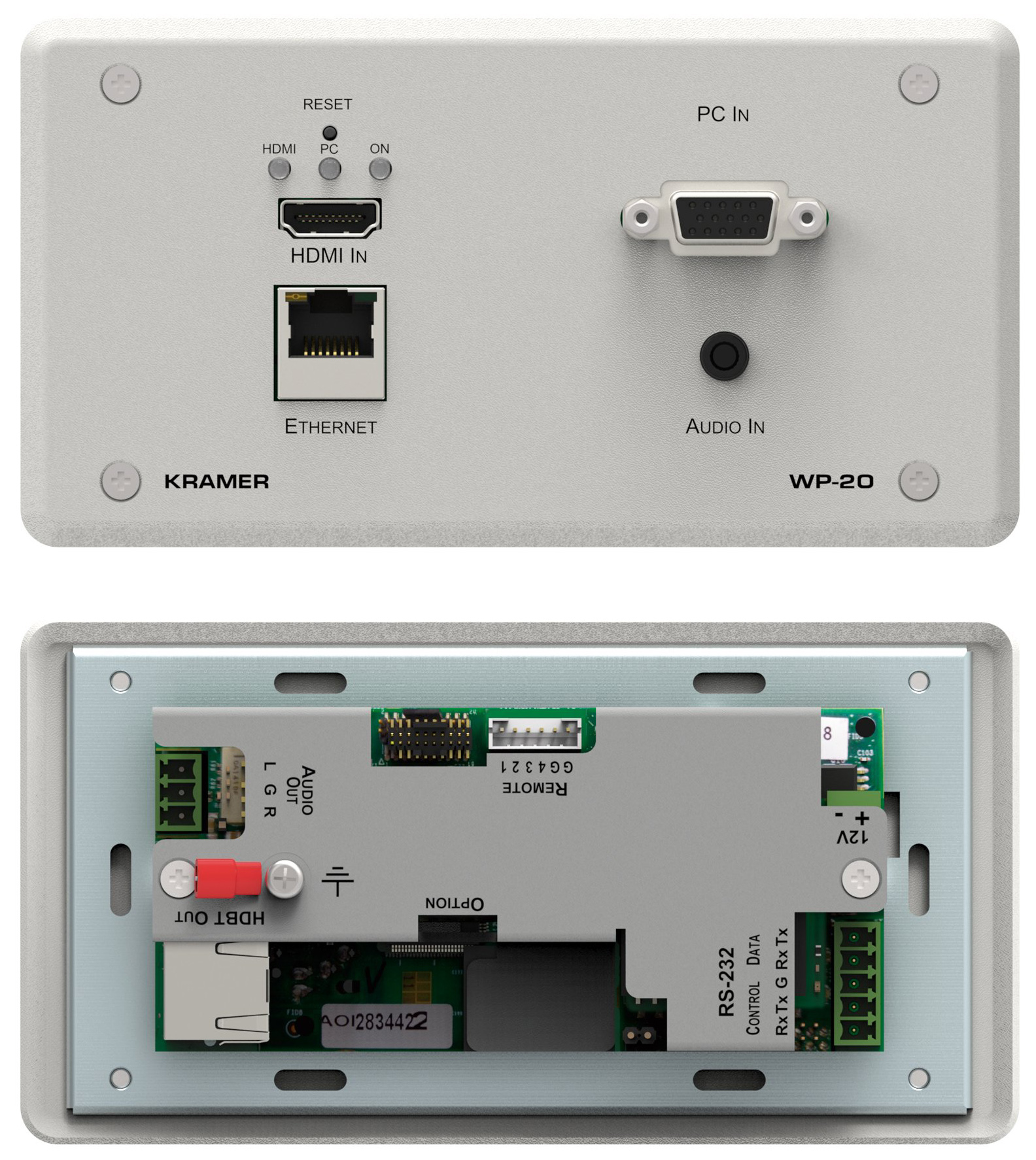 You Recently Viewed Kramer UK–size WP-20 Wall-Plate Switcher Image