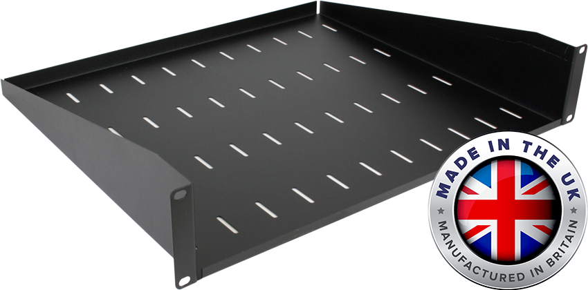 Customers Also Purchased 400mm Deep UK Made Front Mounting Modem Shelf (2u) Image