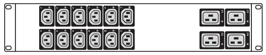 You Recently Viewed Austin Hughes 1 Phase Basic Horizontal PDU, C13/C19 Mixed Sockets, 230V, 3m Cord Image