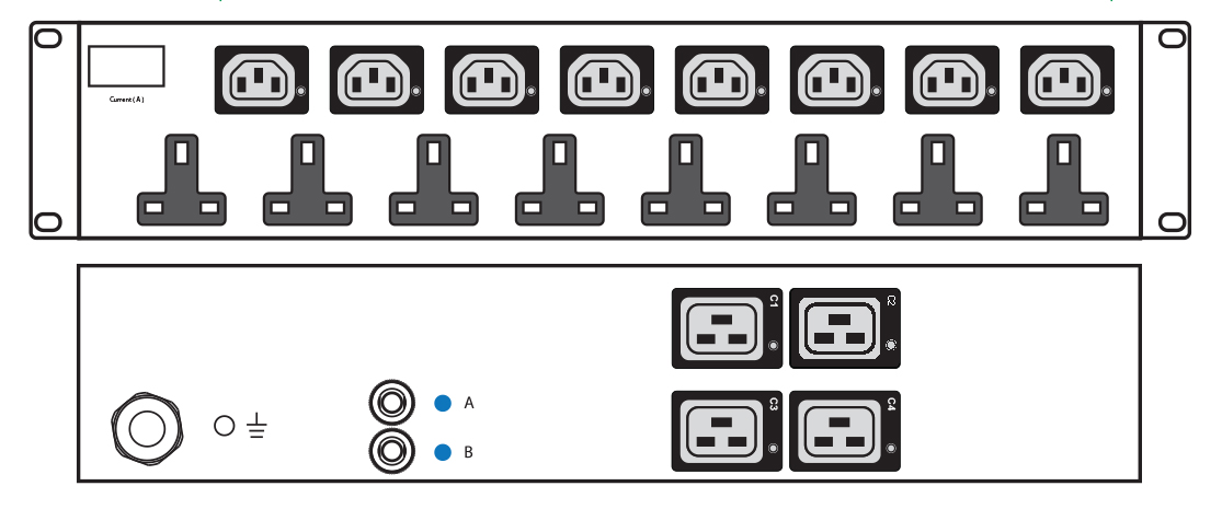 C19 Mixed Sockets, 230V