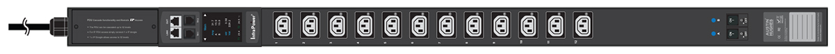 You Recently Viewed Austin Hughes 1 Phase Intelligent W Series Vertical PDU, C13 Sockets, 230V, 3m Cord Image