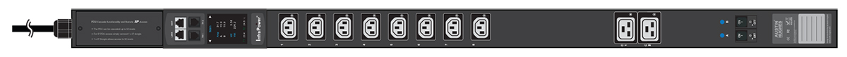You Recently Viewed Austin Hughes 1 Phase Intelligent W Series Vertical PDU, C13/C19 Mixed Socket, 230V, 3m Cord Image