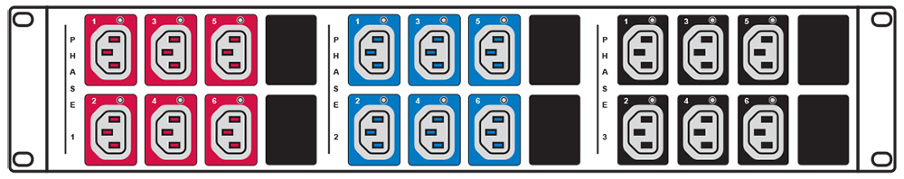 You Recently Viewed Austin Hughes 3 Phase Basic Horizontal PDU, C13 Sockets, MCB, 2m Cord Image