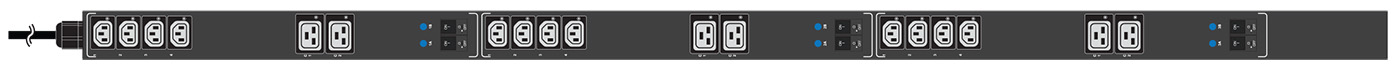 You Recently Viewed Austin Hughes 3 Phase Basic Vertical PDU, C13/C19 Sockets, MCB, 2m Cord Image