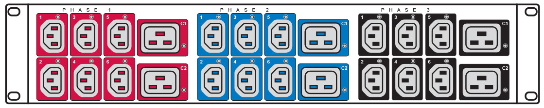 You Recently Viewed Austin Hughes 3 Phase Basic Horizontal PDU, C13/C19 Sockets, MCB, 2m Cord Image