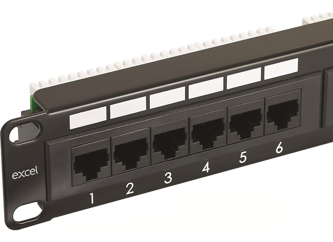 You Recently Viewed Excel 24 Port Cat5e Patch Panel - 1u RJ45 UTP Image