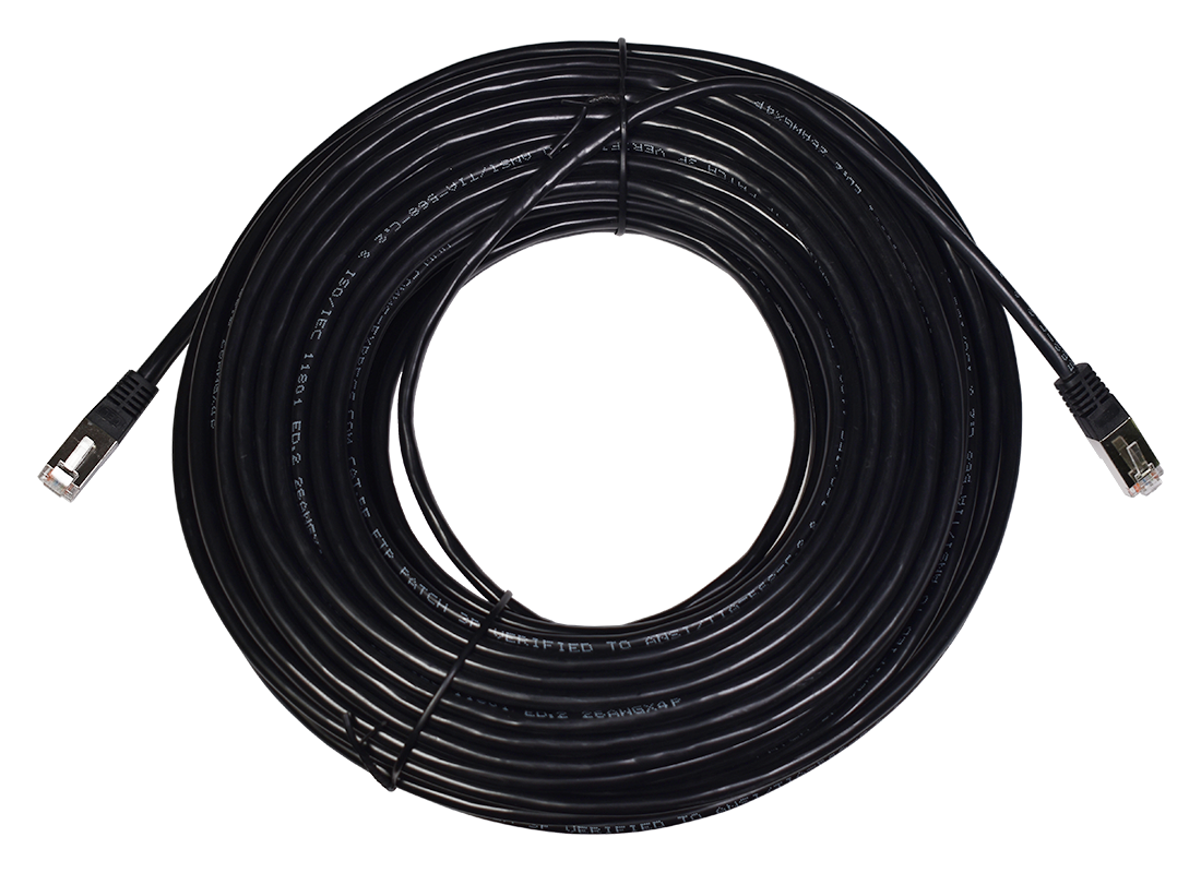 You Recently Viewed Cat5e RJ45 FTP Unbooted Lead - Black Image