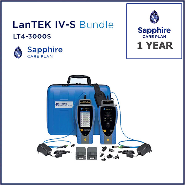 You Recently Viewed TREND Networks LT4-3000S LanTEK IV-S 3000MHz + Sapphire Care Plan Bundle Image